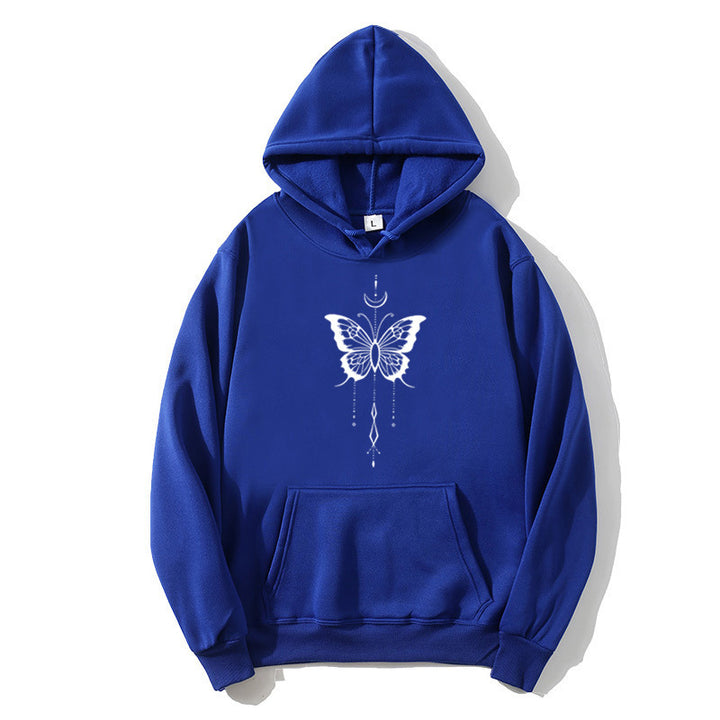 Women's hoodie with stylish butterfly motif Chic & Stil
