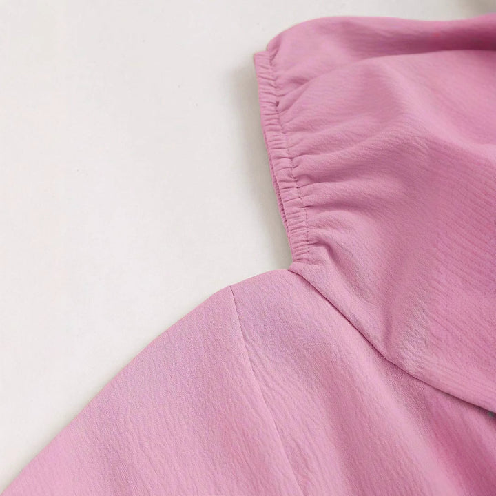 Robe mini femme avec manches bouffantes et décolleté en cœur chic Chic & Stil