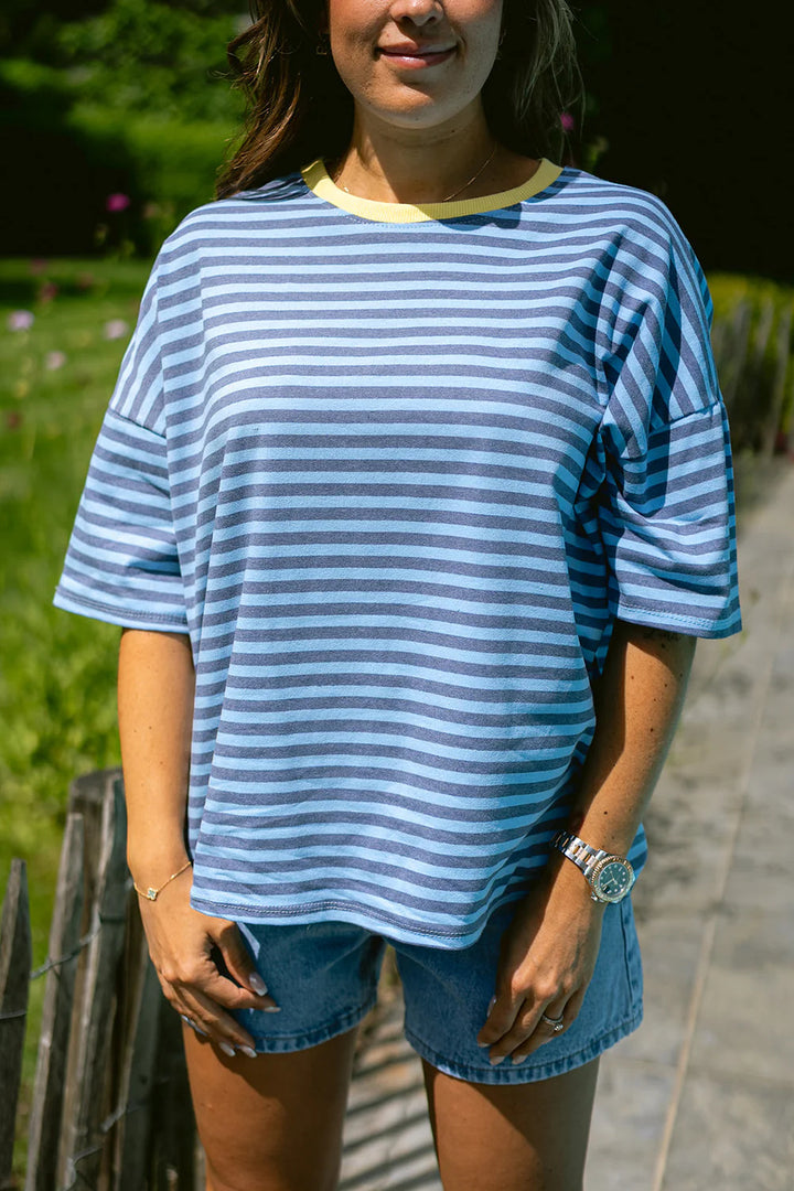 Casual and trendy striped T-shirt for women Lune London