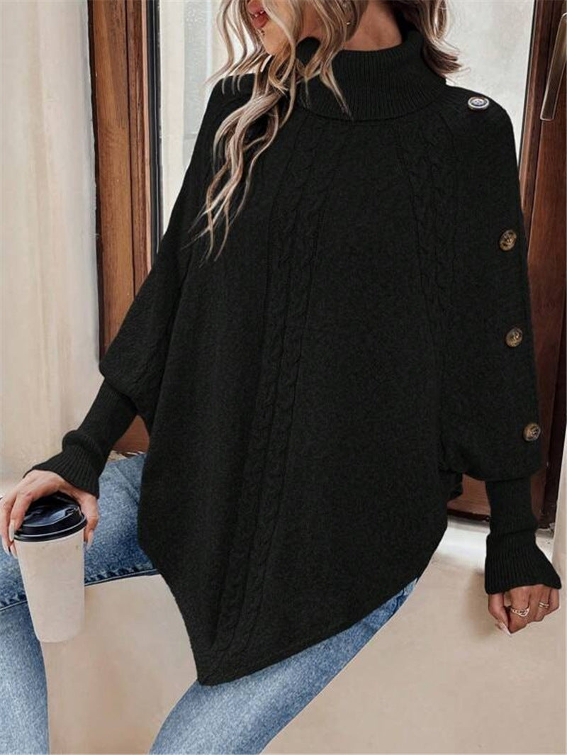 Knitted sweater for women with elegant button details and a relaxed fit Lune London