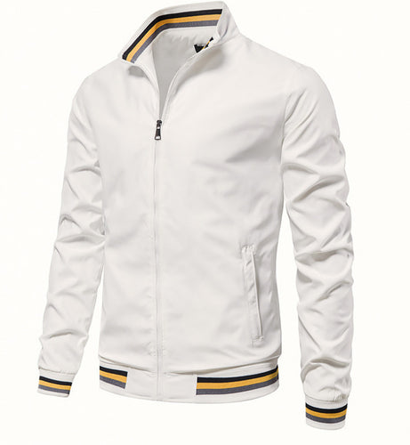 Sporty bomber jacket for men with contrasting cuffs Lune London