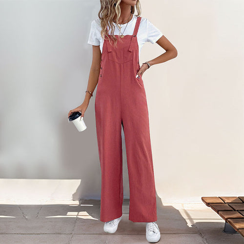 Women's Casual Wide Pants Jumpsuit Lune London