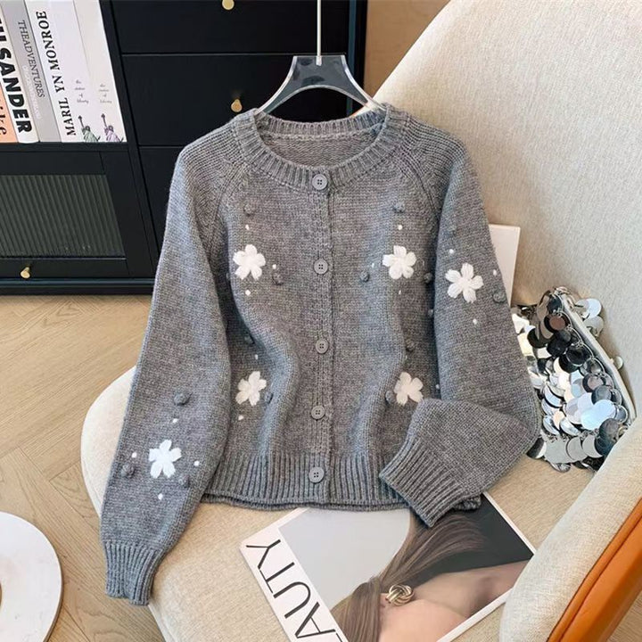 Cardigan femme avec design floral Chic & Stil