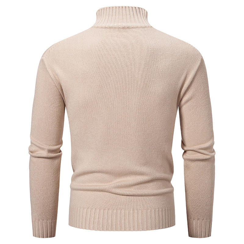 Thick knit crew neck sweater for men Lune London