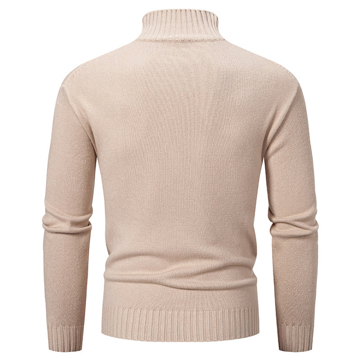 Thick knit crew neck sweater for men Lune London