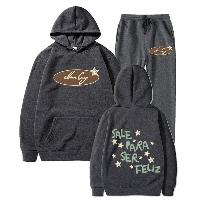 Women’s hoodie sweatshirt with inspiring lettering and casual cut Chic & Stil