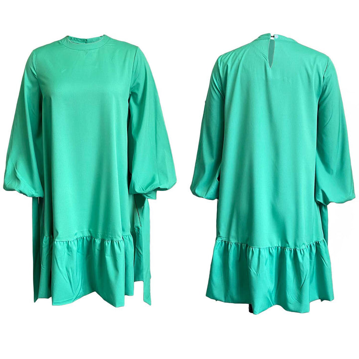 Casual tunic dress for women with ruffles and ribbons Lune London