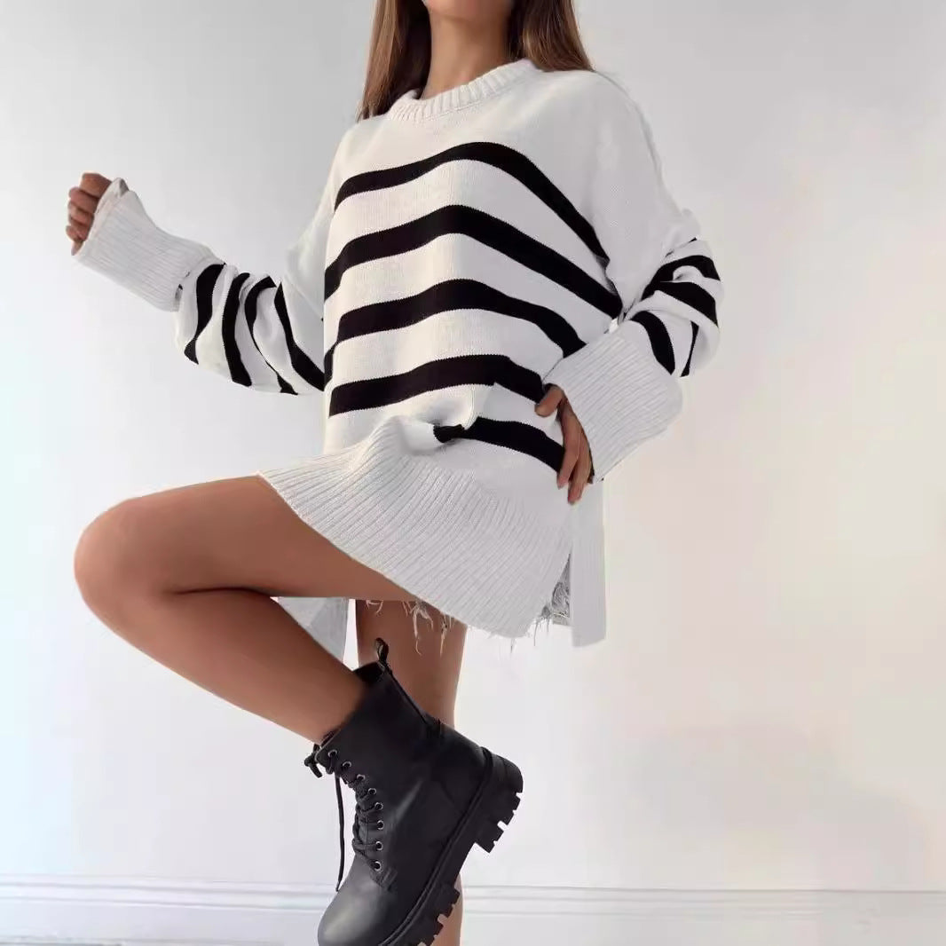 Women Oversized Knit Sweater Lune London