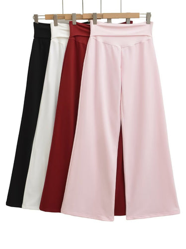 Loose-fitting jogger pants for women with high waist and soft texture Lune London