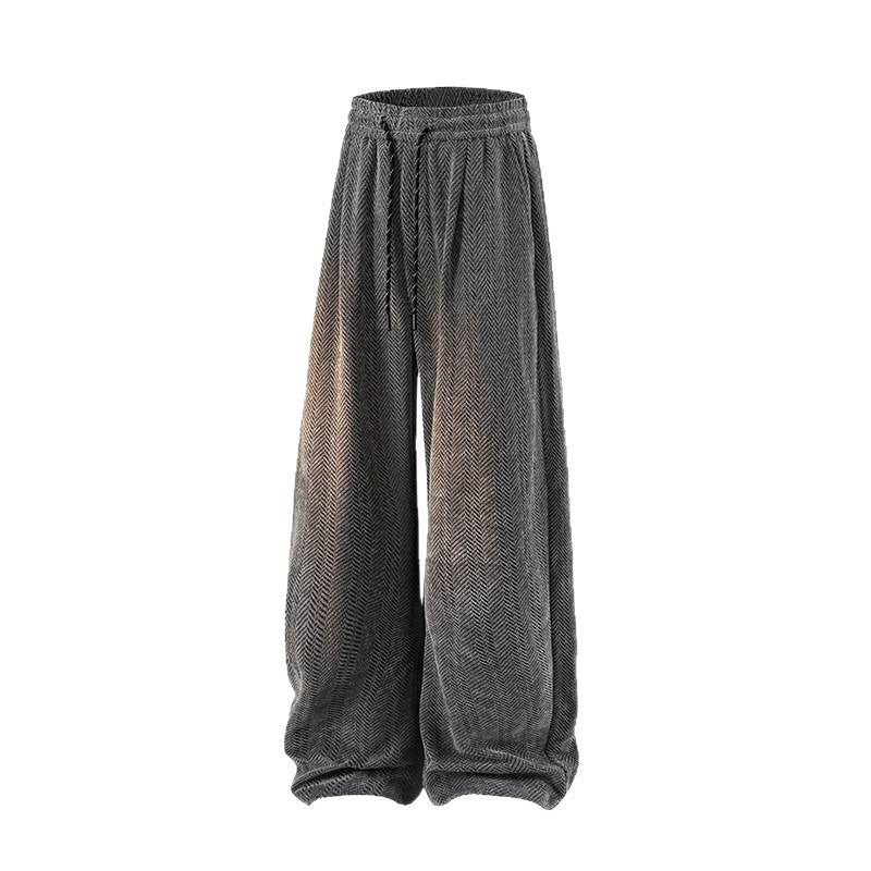 Fashion pants for women with a wide cut and elastic waistband Lune London