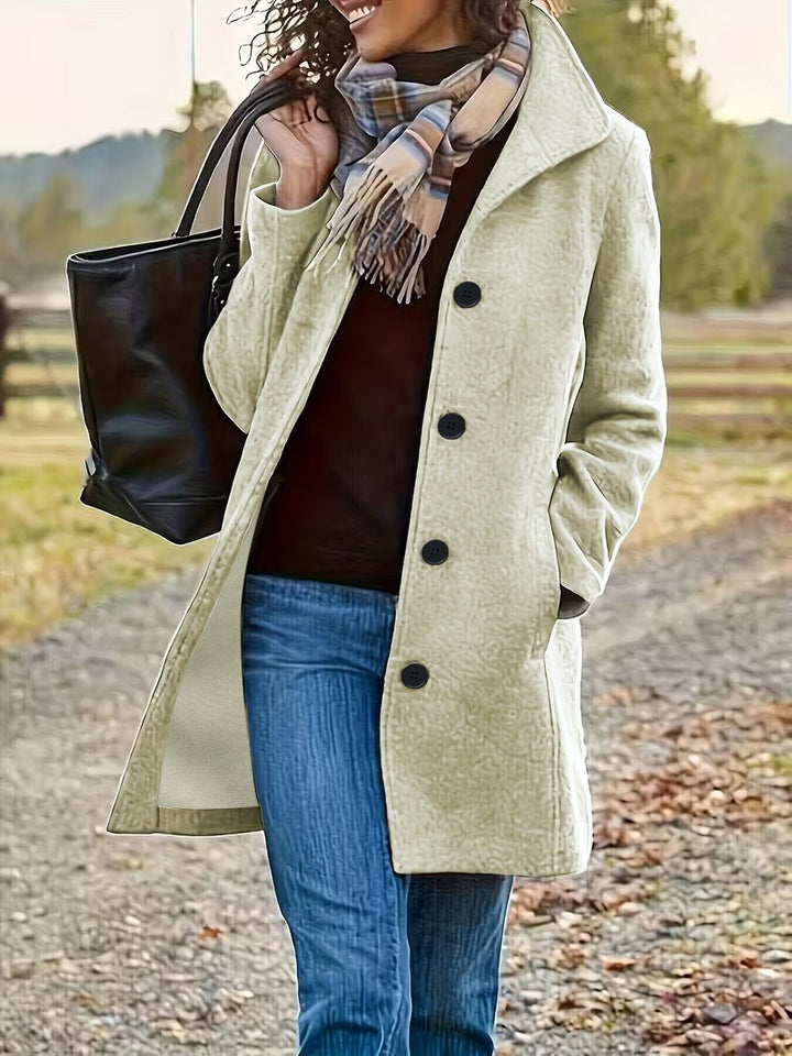 Lune London | Classic Mid-Length Button Jacket