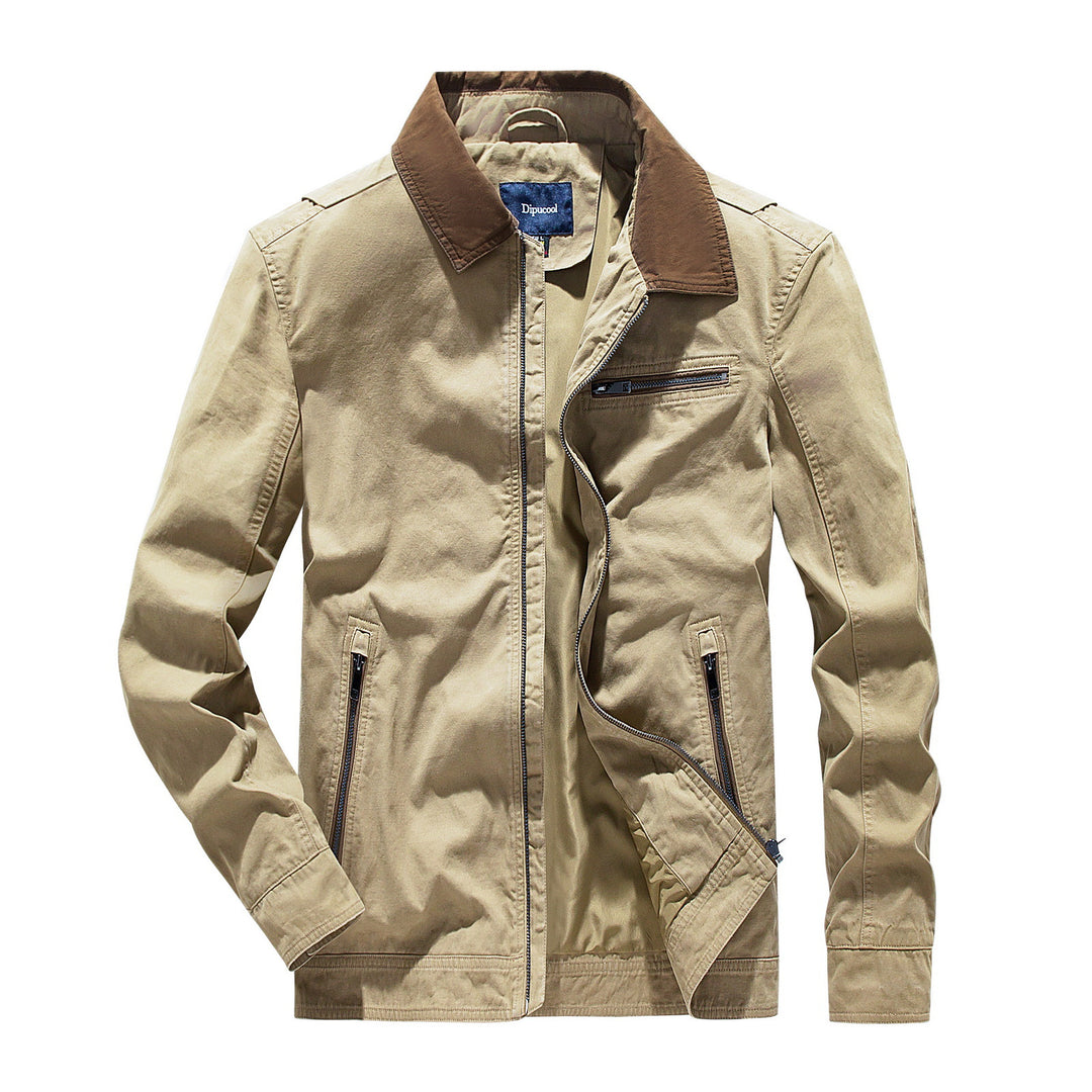 Transitional jacket for men with a catchy collar Lune London