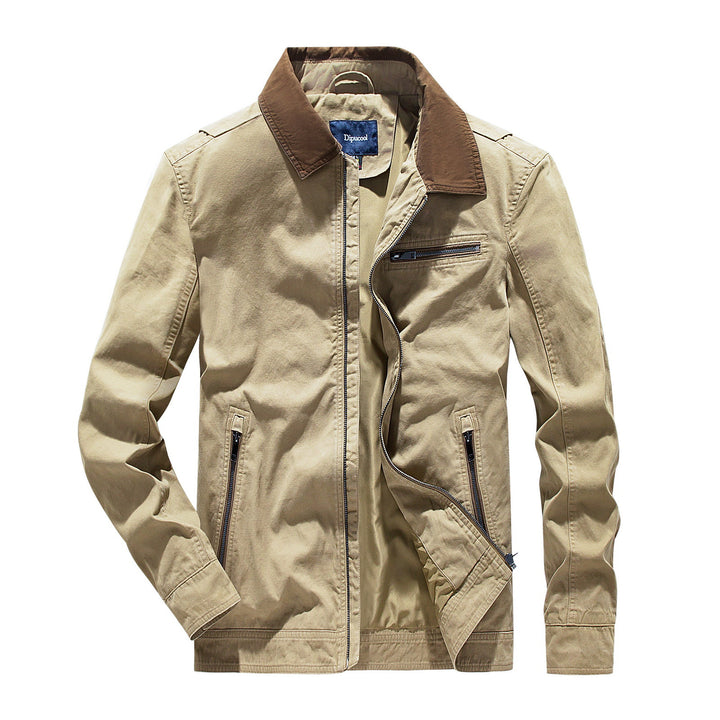 Transitional jacket for men with a catchy collar Lune London