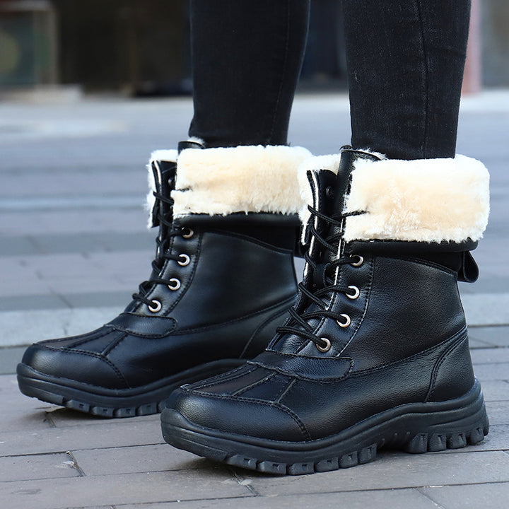 Women's winter boots lined with non-slip sole Lune London