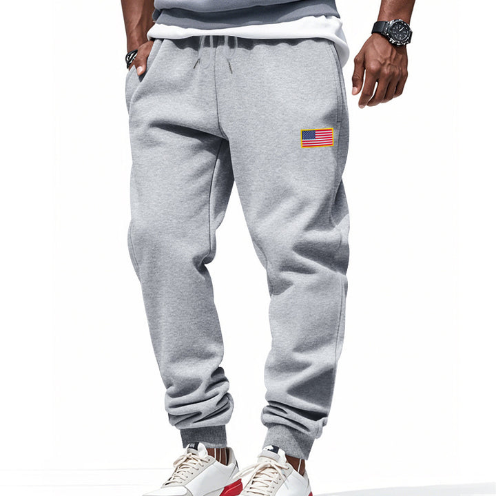 Sport pants for men with elastic waist and practical side pockets Lune London