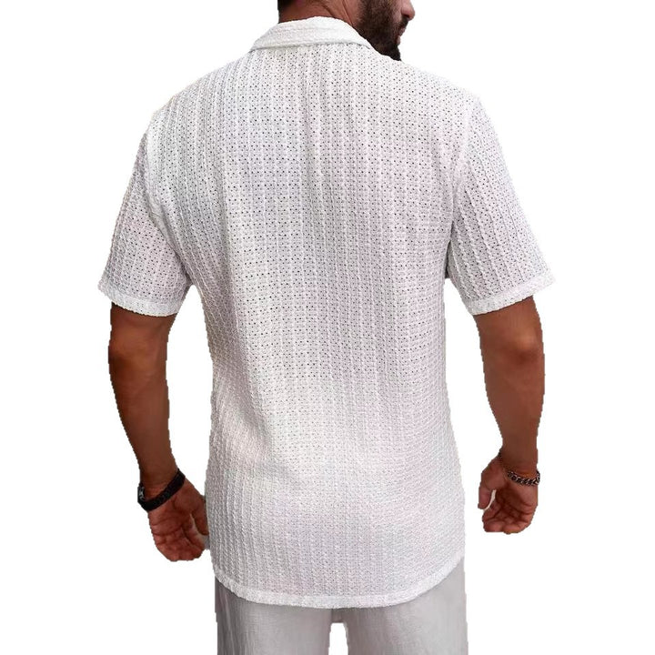 Casual short-sleeve shirt structured for men Lune London