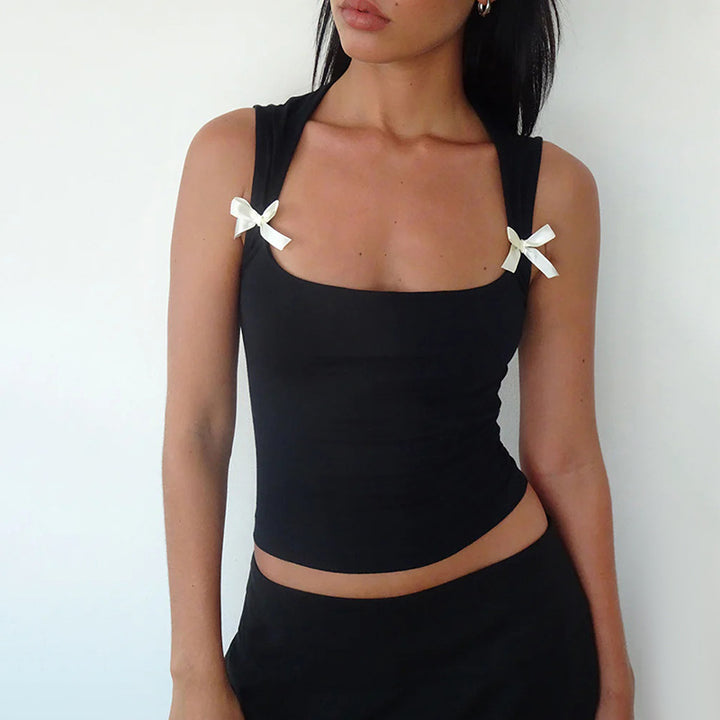 Ladies Elegant Top with Chic Bow Detail and Style