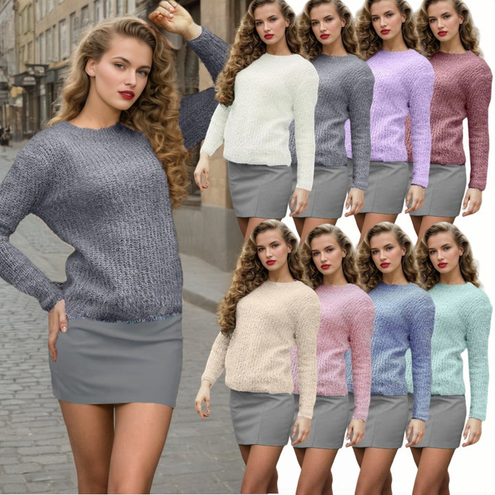 Chunky knit sweater for women with a loose fit and trendy volume Lune London