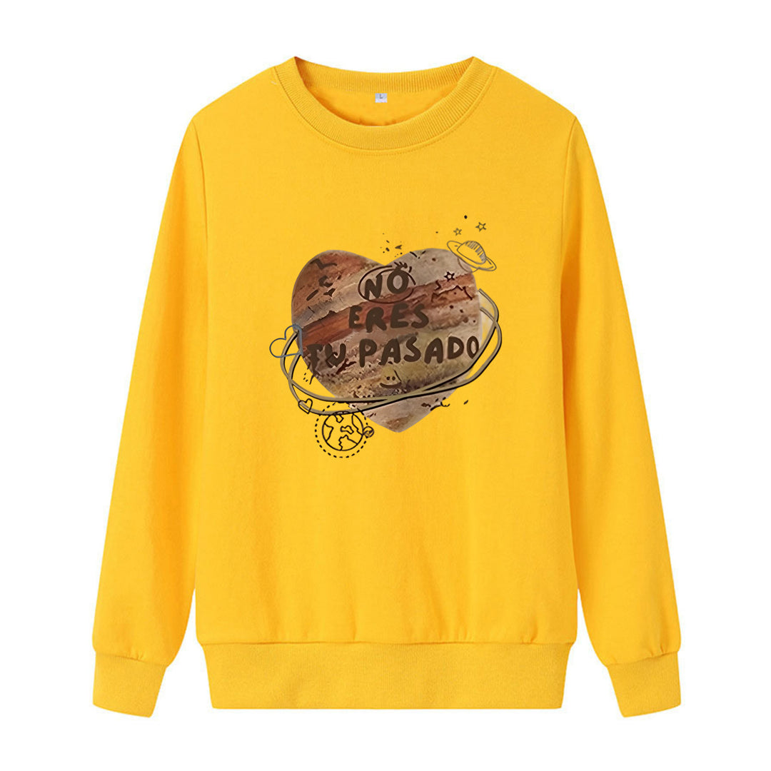 Women casual sweatshirt with creative heart design Chic & Stil