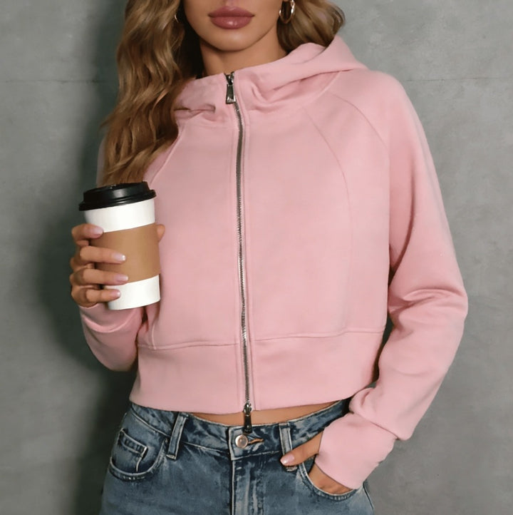 Ladies sporty and fashionable jacket with hood Lune London
