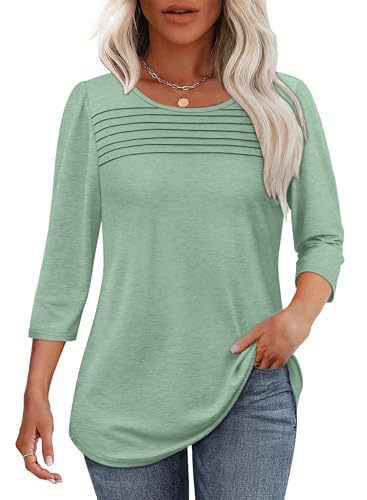 Women’s long sleeve shirt with pleat details Chic & Stil