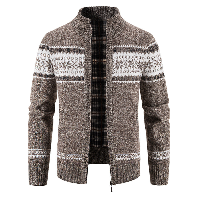 Men's knitted jacket with innovative design Lune London