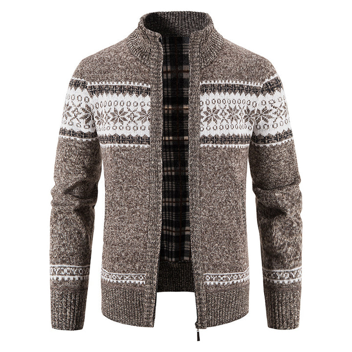 Men's knitted jacket with innovative design Lune London