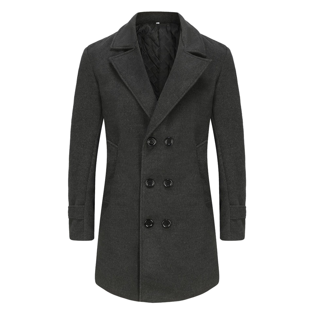 Elegant double wool coat for men Lune London