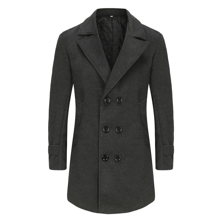 Elegant double wool coat for men Lune London