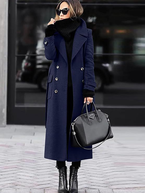 Ladies elegant wool coat Lune London
