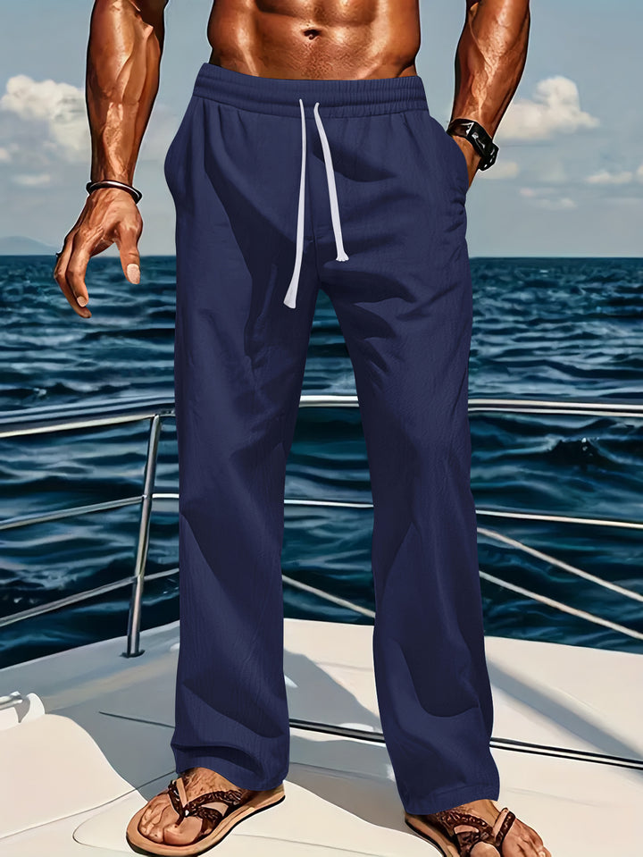 Men's comfortable leisure pants with elastic waist Chic & Stil