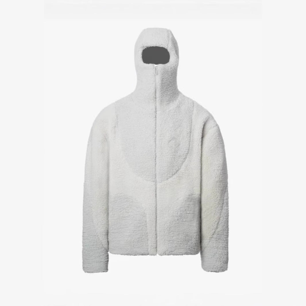 Fleece jacket for women with a high collar and practical zip pockets Lune London