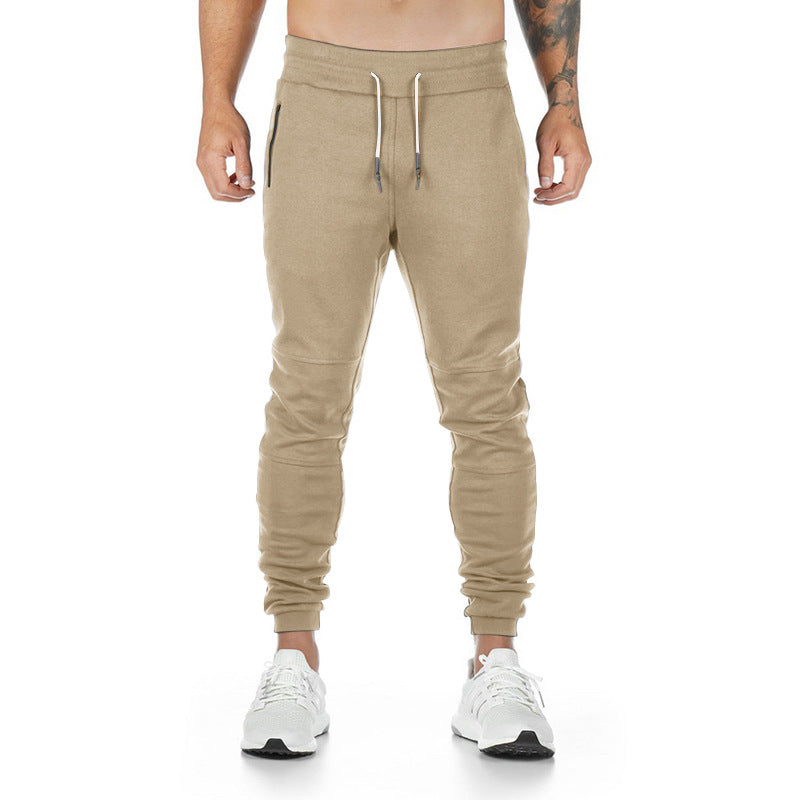 Men's sporty joggers with practical zip pockets and elastic waist Lune London