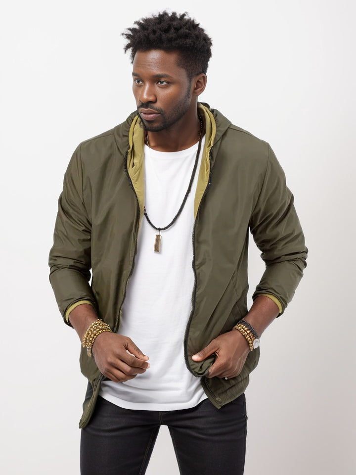 Lightweight transition jacket for men with practical pockets Lune London