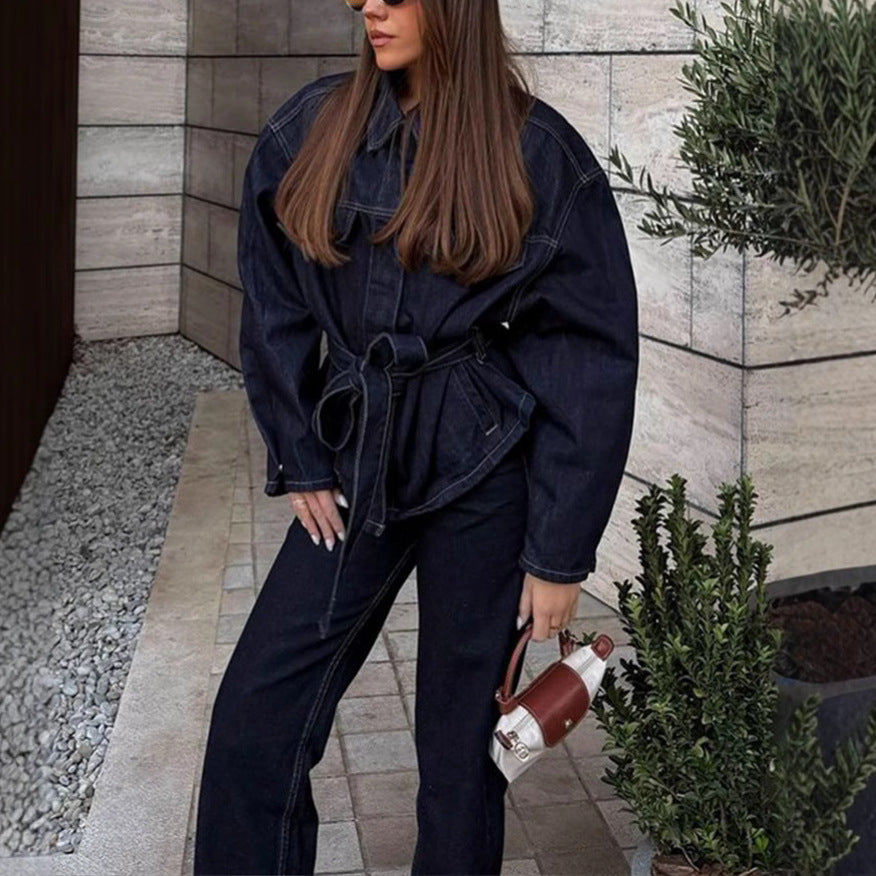 Veste en denim élégante pour femmes Chic & Stil