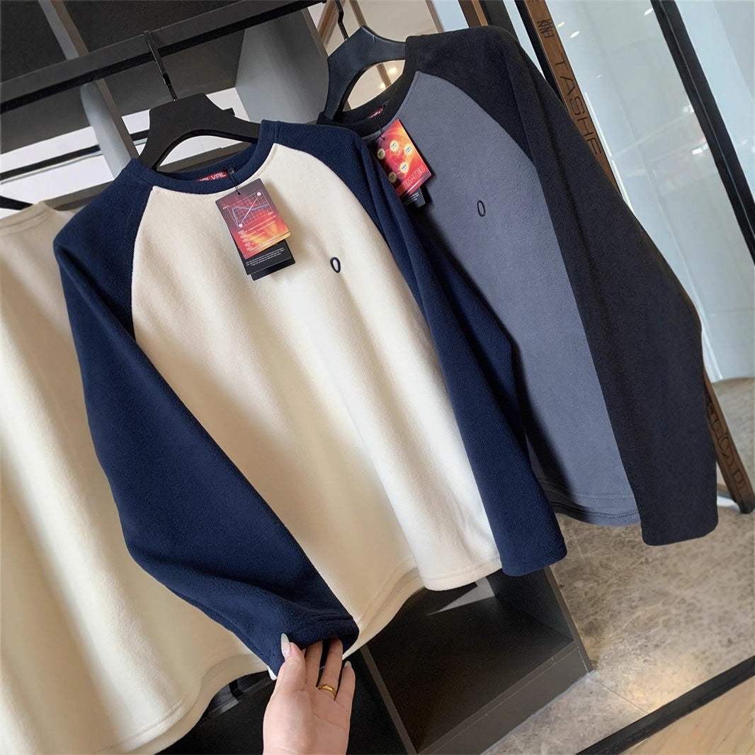 Femme haut en polaire avec manches raglan et grand confort de port Chic & Stil