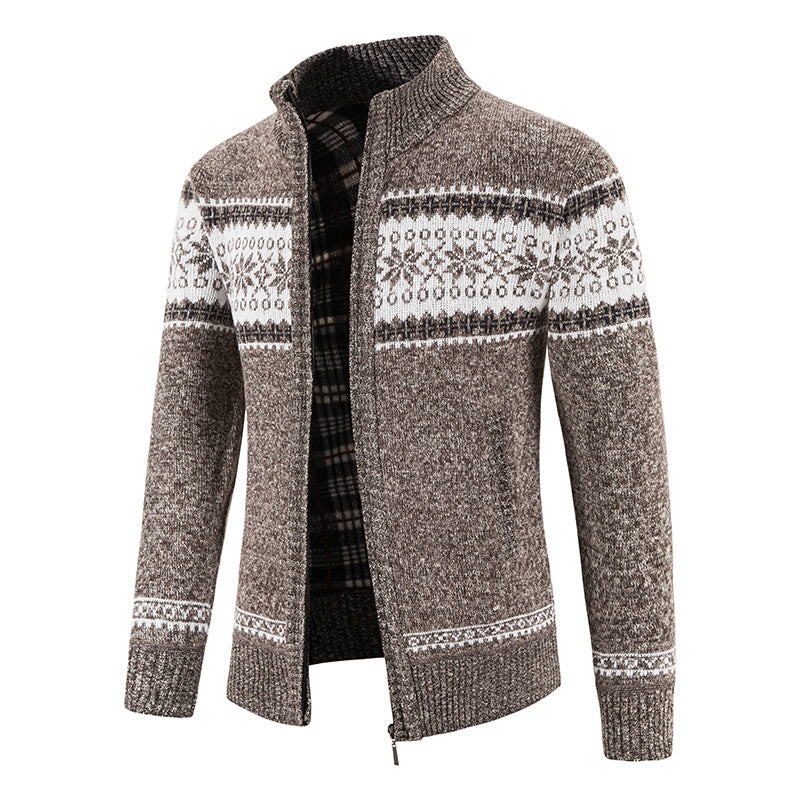 Men's knitted jacket with innovative design Lune London