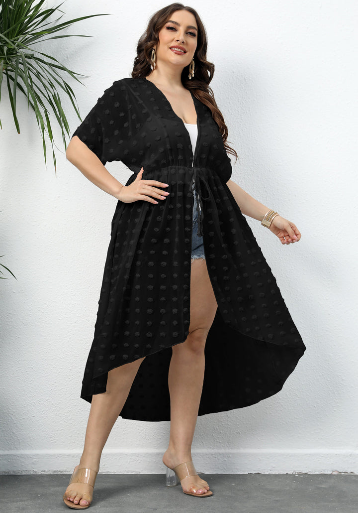 Ladies Elegant Transparent Duster Outerwear Lune London