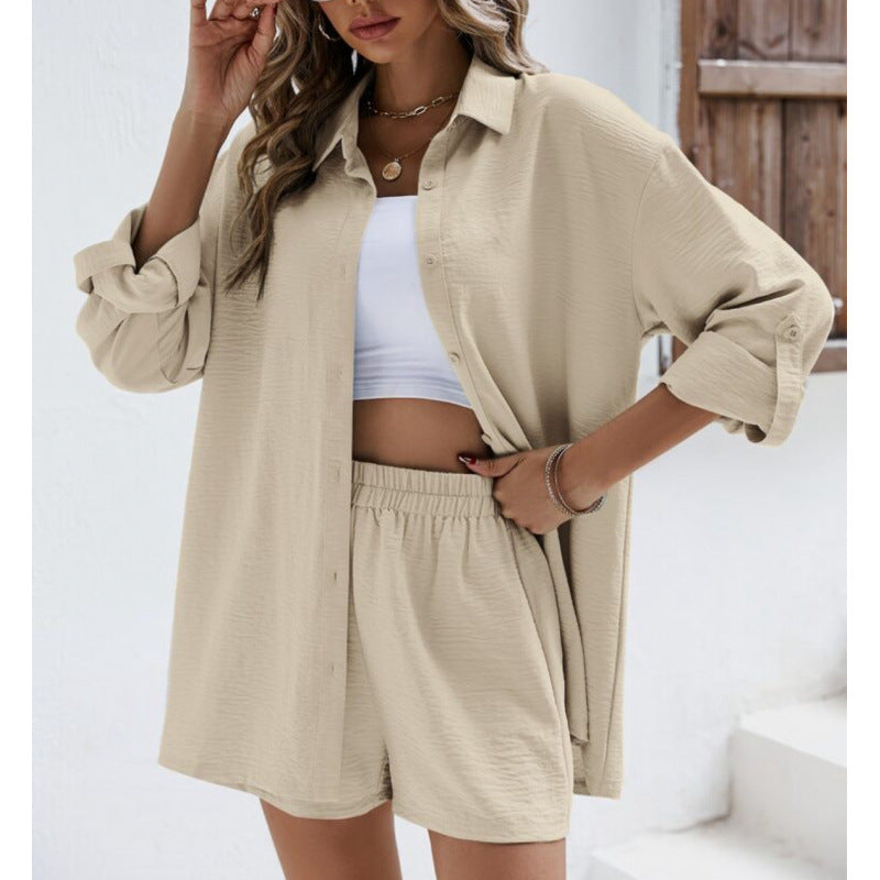 Lune London casual top and shorts set for women