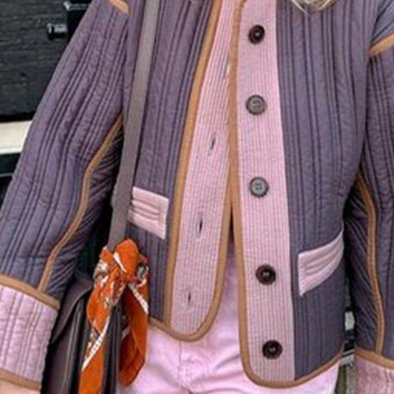 Ladies trendy quilted jacket Lune London
