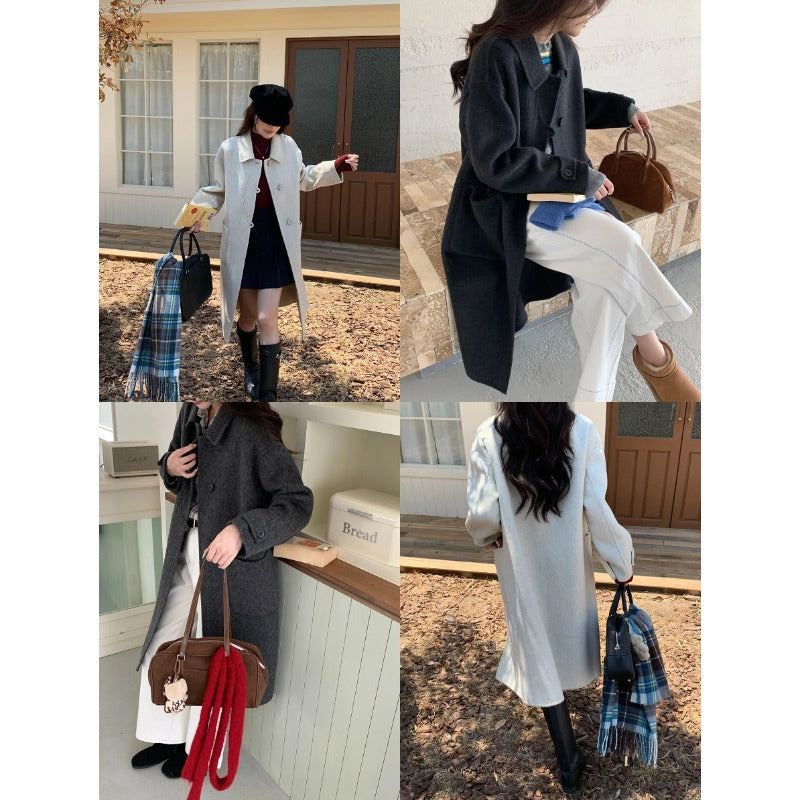 Women's elegant transitional coat made of high-quality wool Chic & Stil
