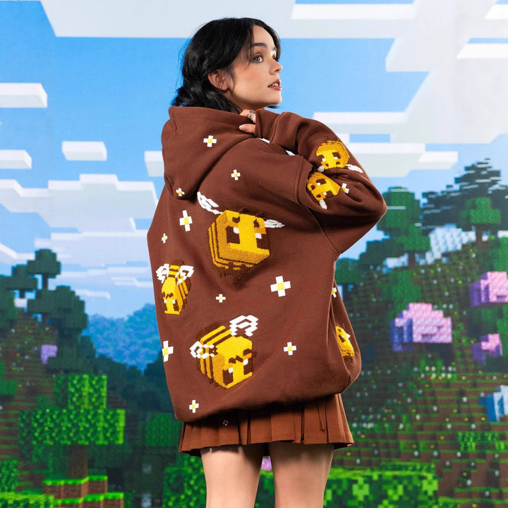 Haut à capuche pour femmes avec un design de abeille créatif et une coupe confortable Chic & Stil