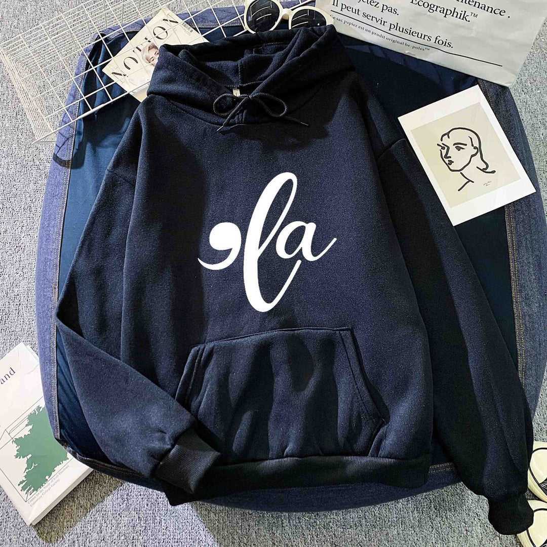 Sweat à capuche pour femme avec design graphique créatif Chic & Stil