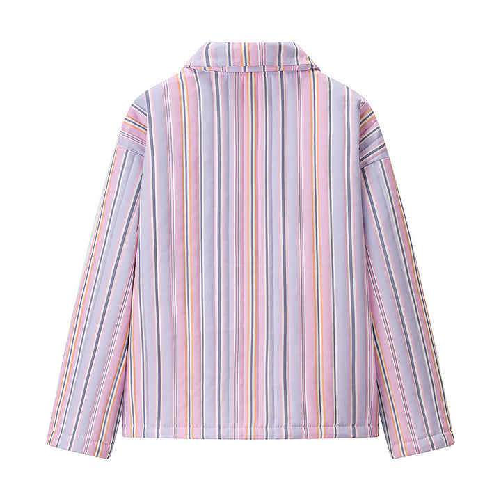 Lightweight striped transition jacket for women Lune London