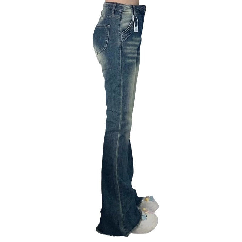 Jean évasé taille haute pour femmes Chic & Stil