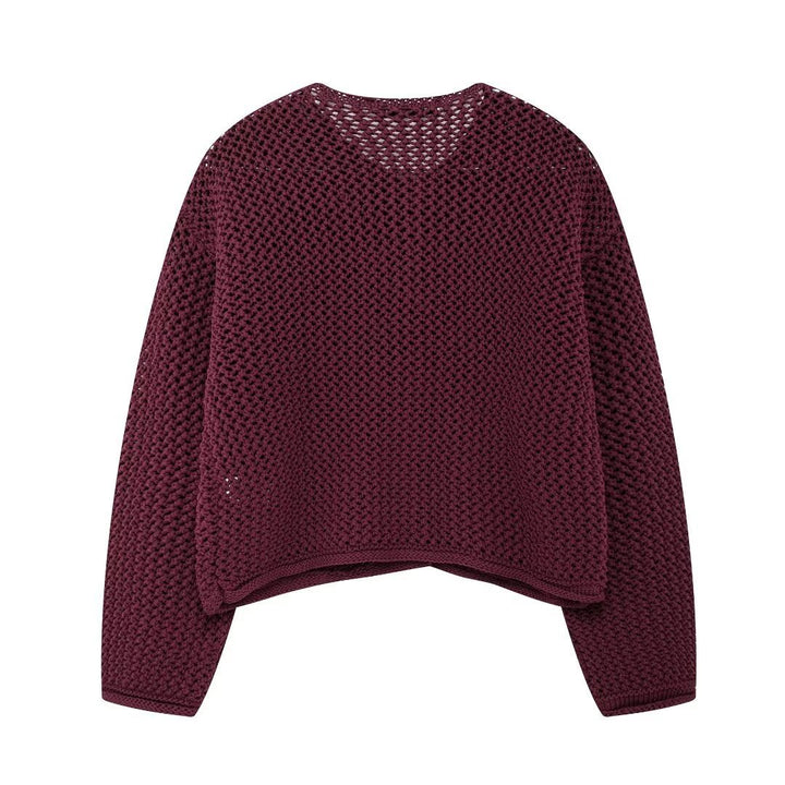 Dames cardigan décontracté avec boutons dorés et poches plaquées Chic und Stil