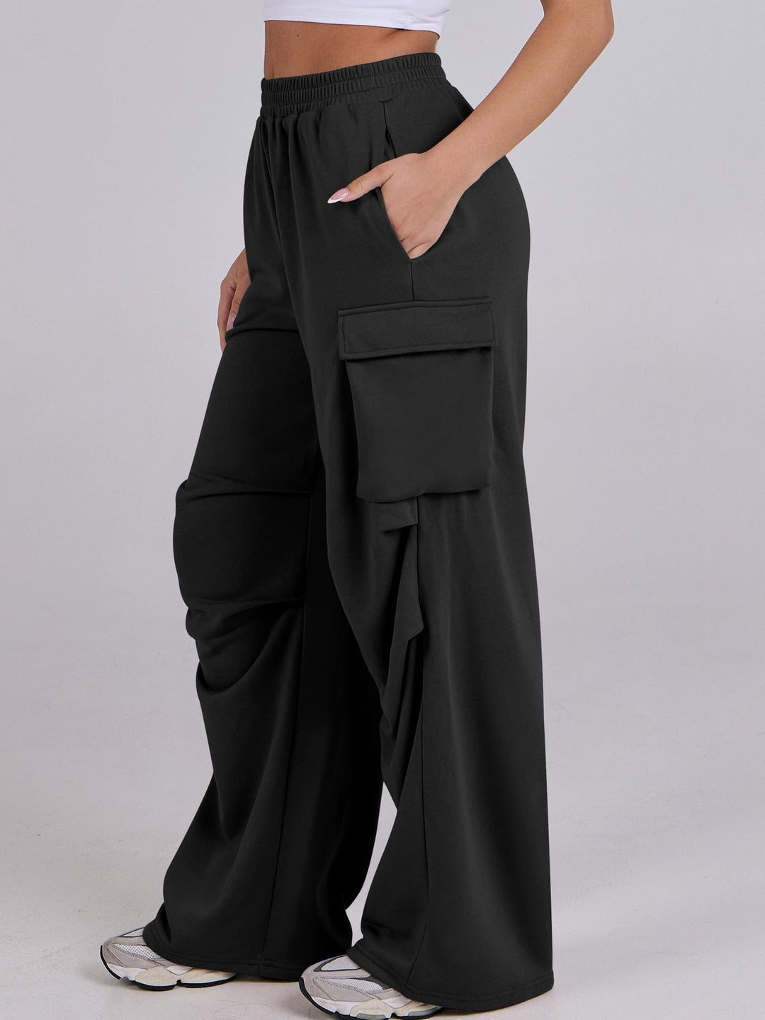 Ladies Comfortable and Casual Cargo Pants Lune London