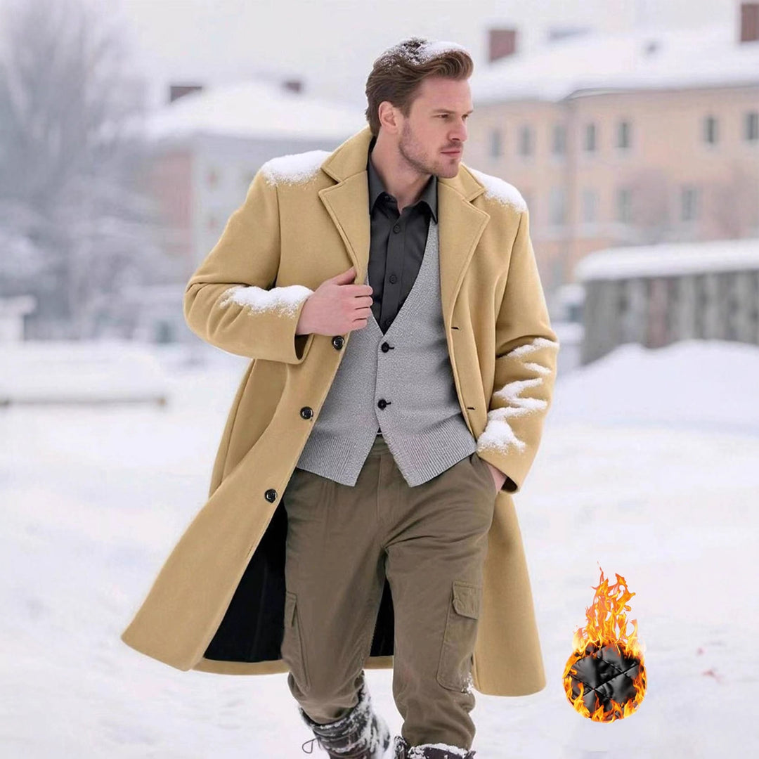 Classic wool coat for men Lune London