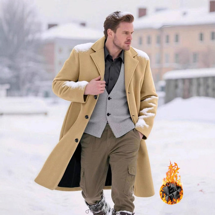 Classic wool coat for men Lune London
