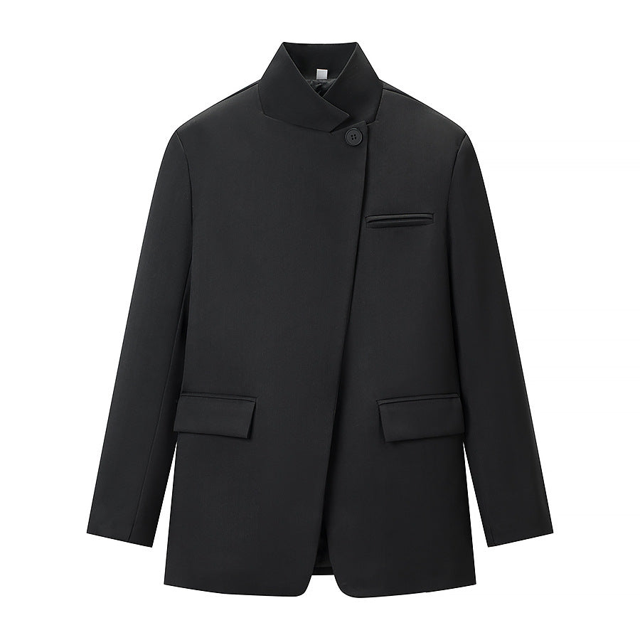 Veste blazer de mode pour femmes en style décontracté avec poches pratiques Chic & Stil